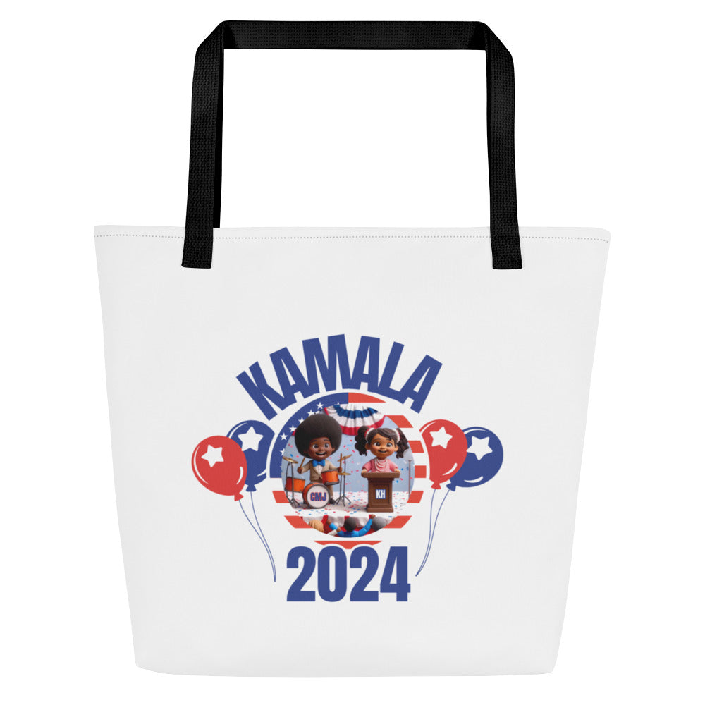 ChopMaster J - "A Girl Named Kamala" - Large Tote Bag