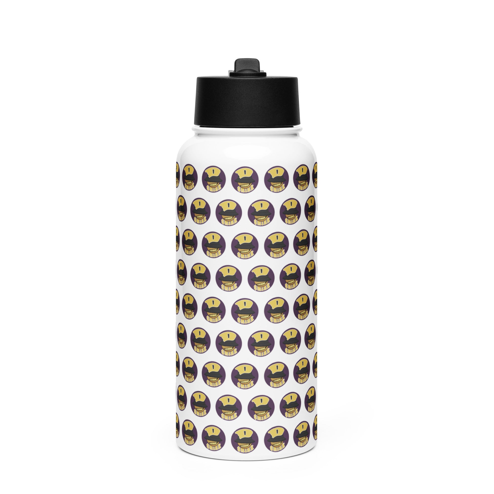 D-$mirk - Stainless steel water bottle with a straw lid