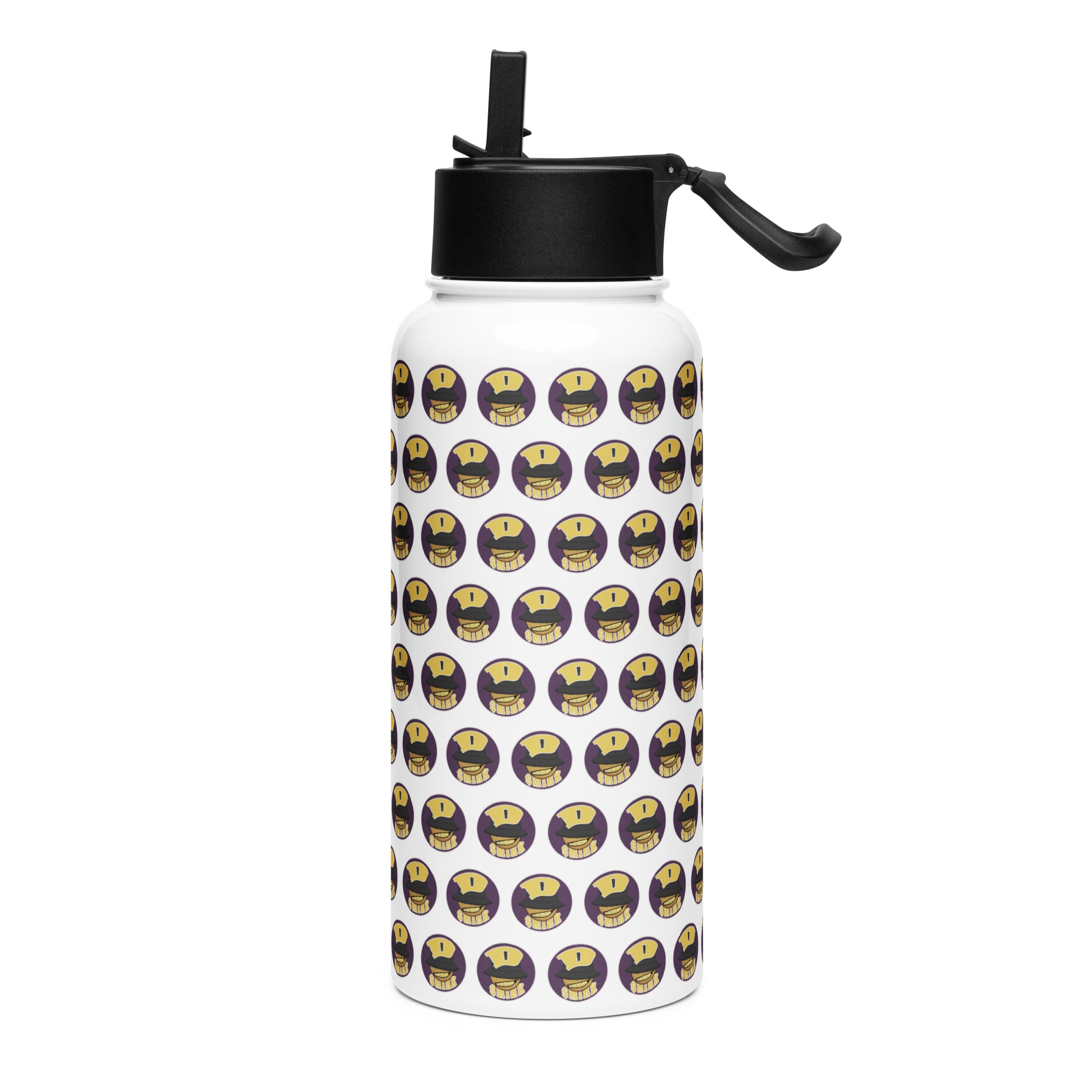 D-$mirk - Stainless steel water bottle with a straw lid