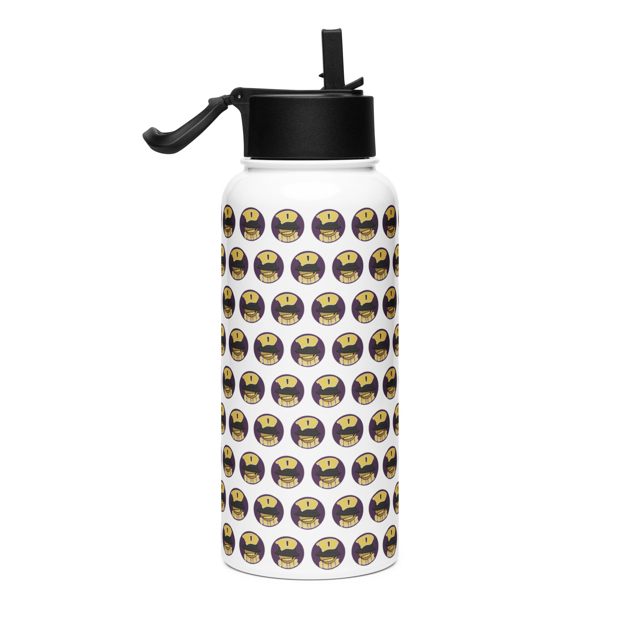 D-$mirk - Stainless steel water bottle with a straw lid