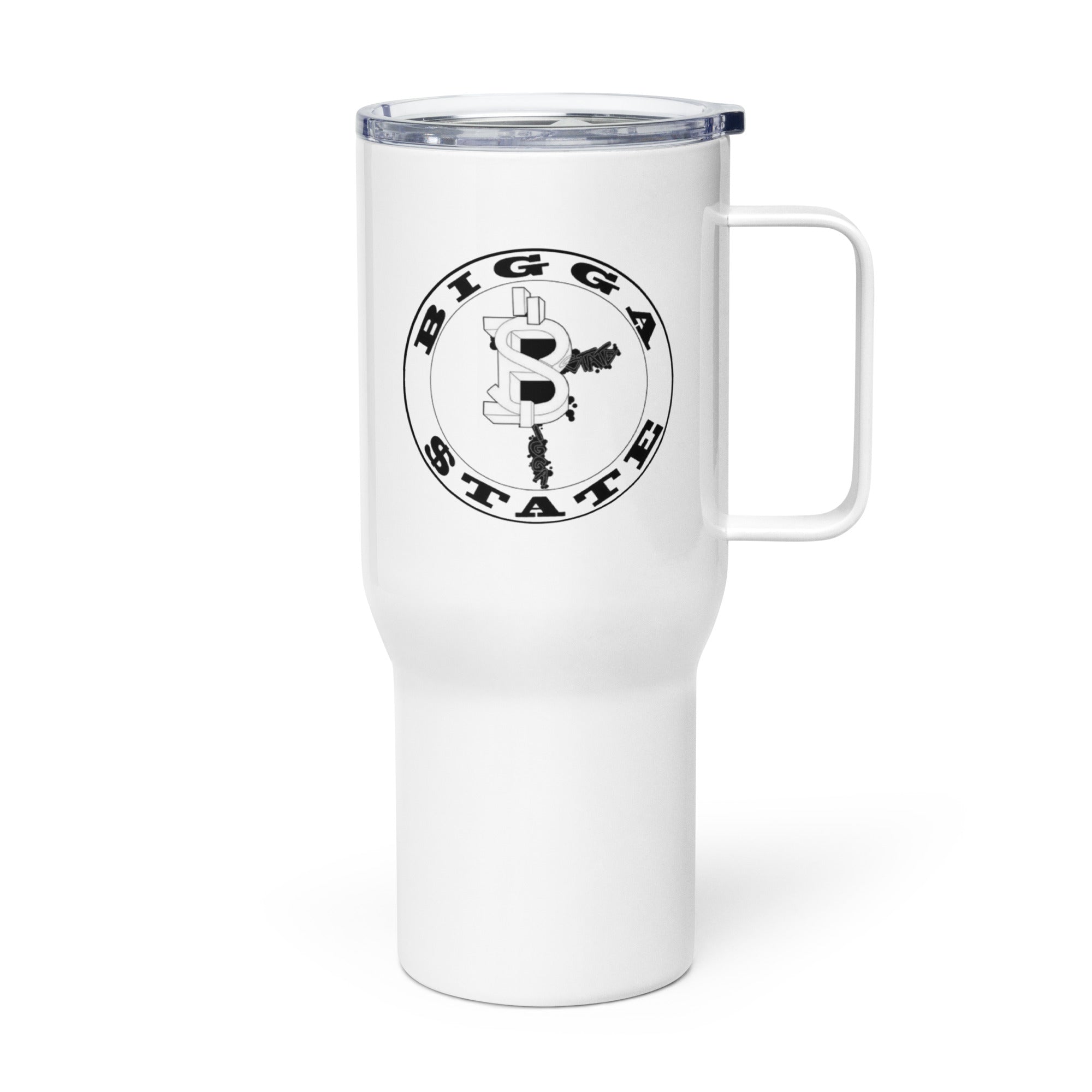 BiggaState - Travel mug with a handle