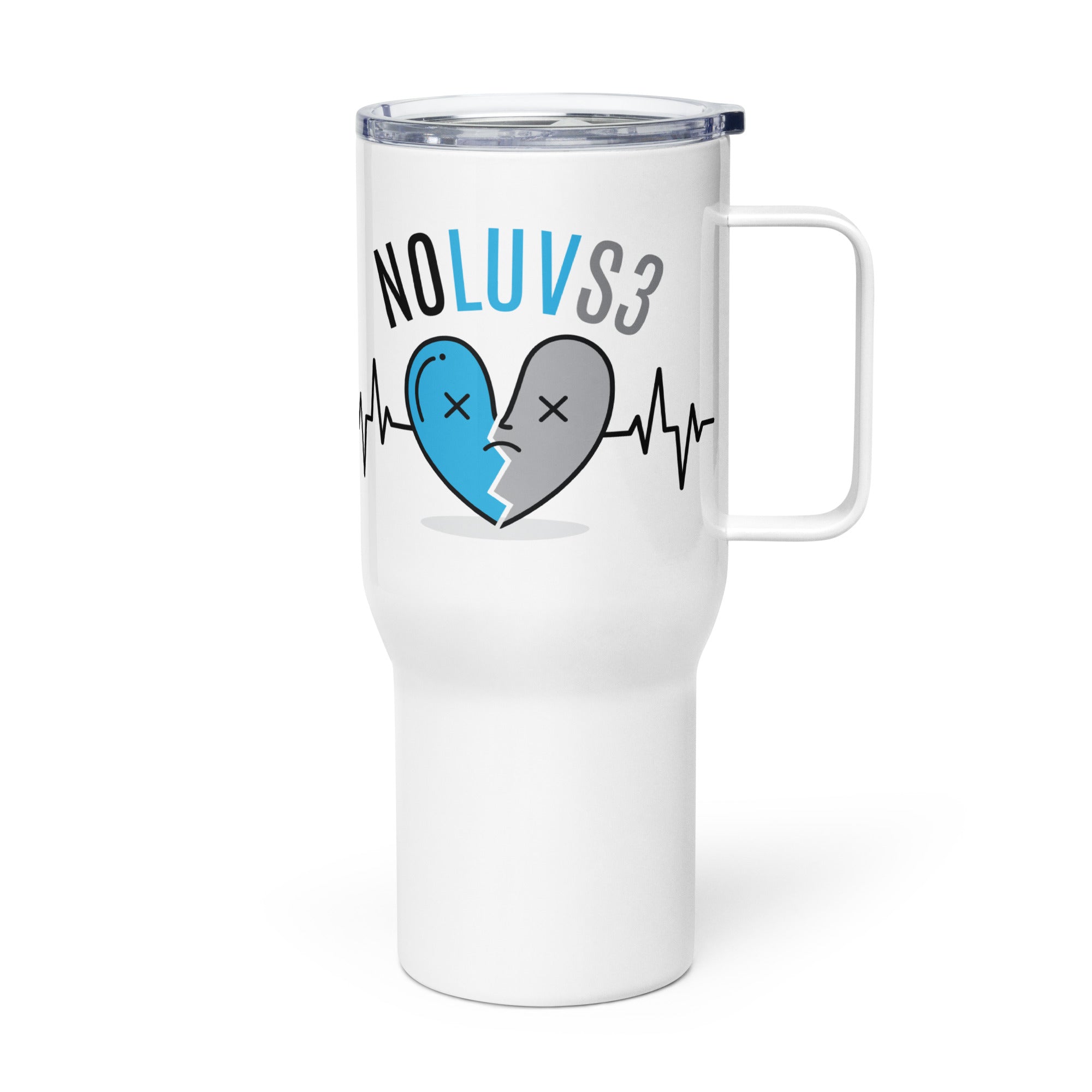 Noluvs3 - mug with a handle