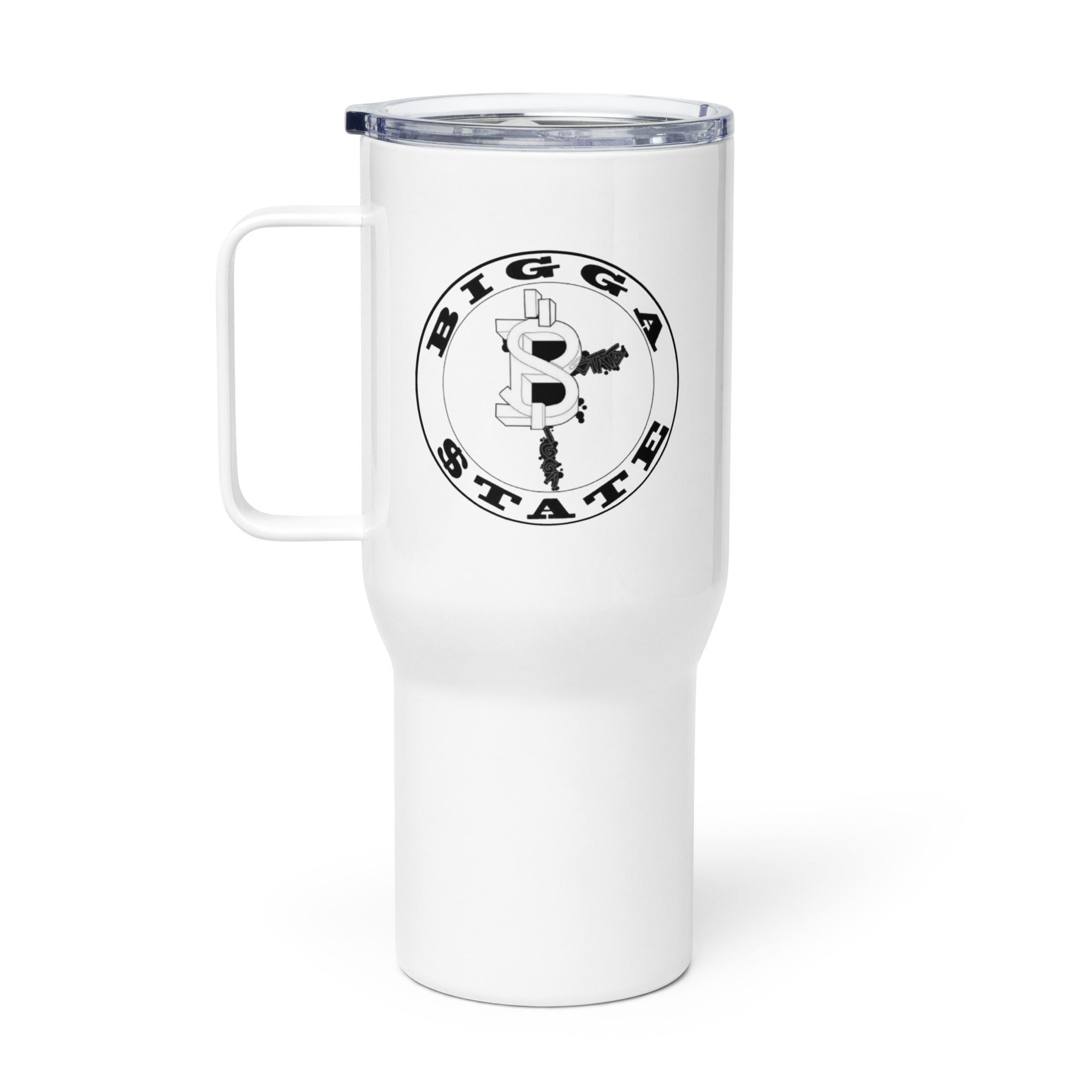 BiggaState - Travel mug with a handle