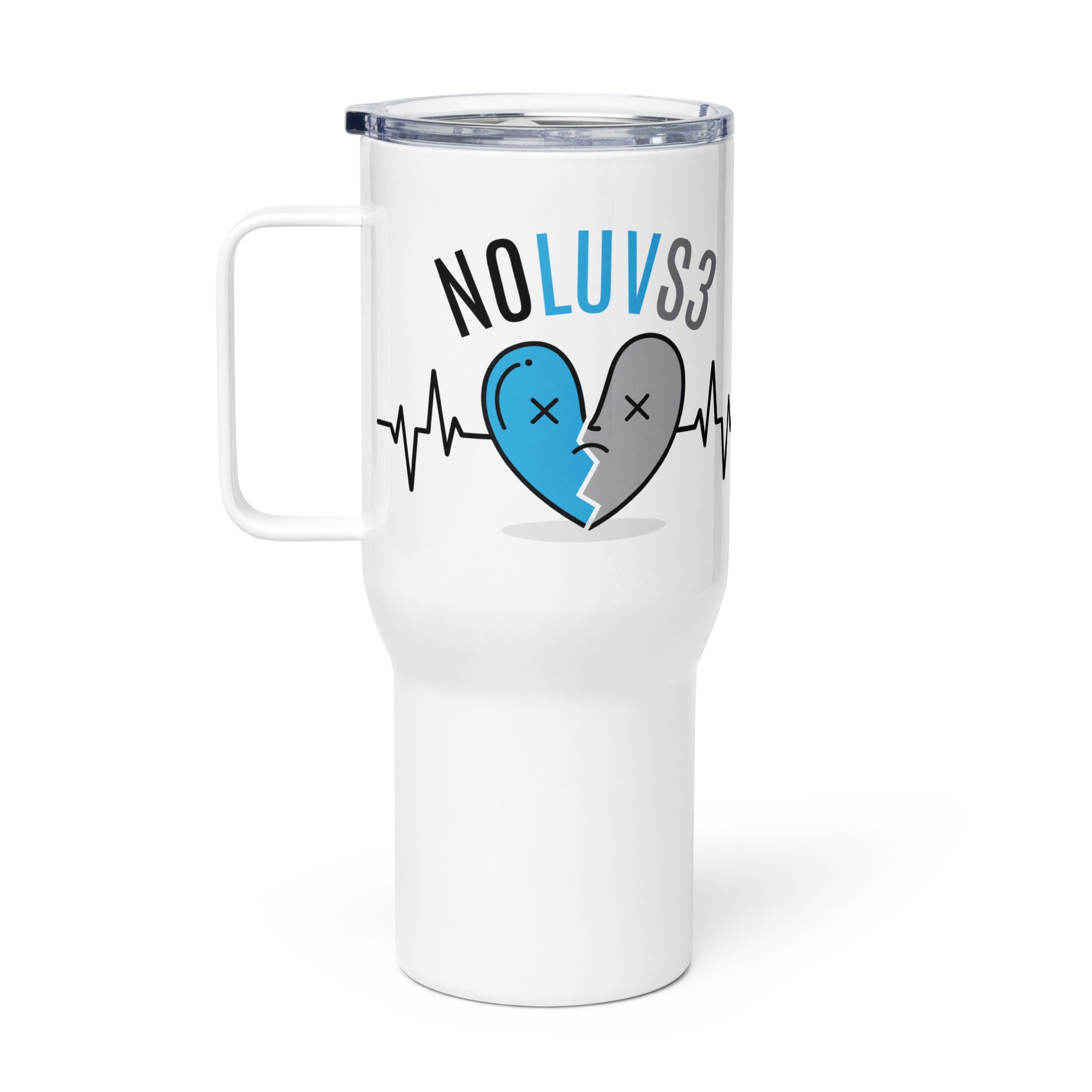 Noluvs3 - mug with a handle