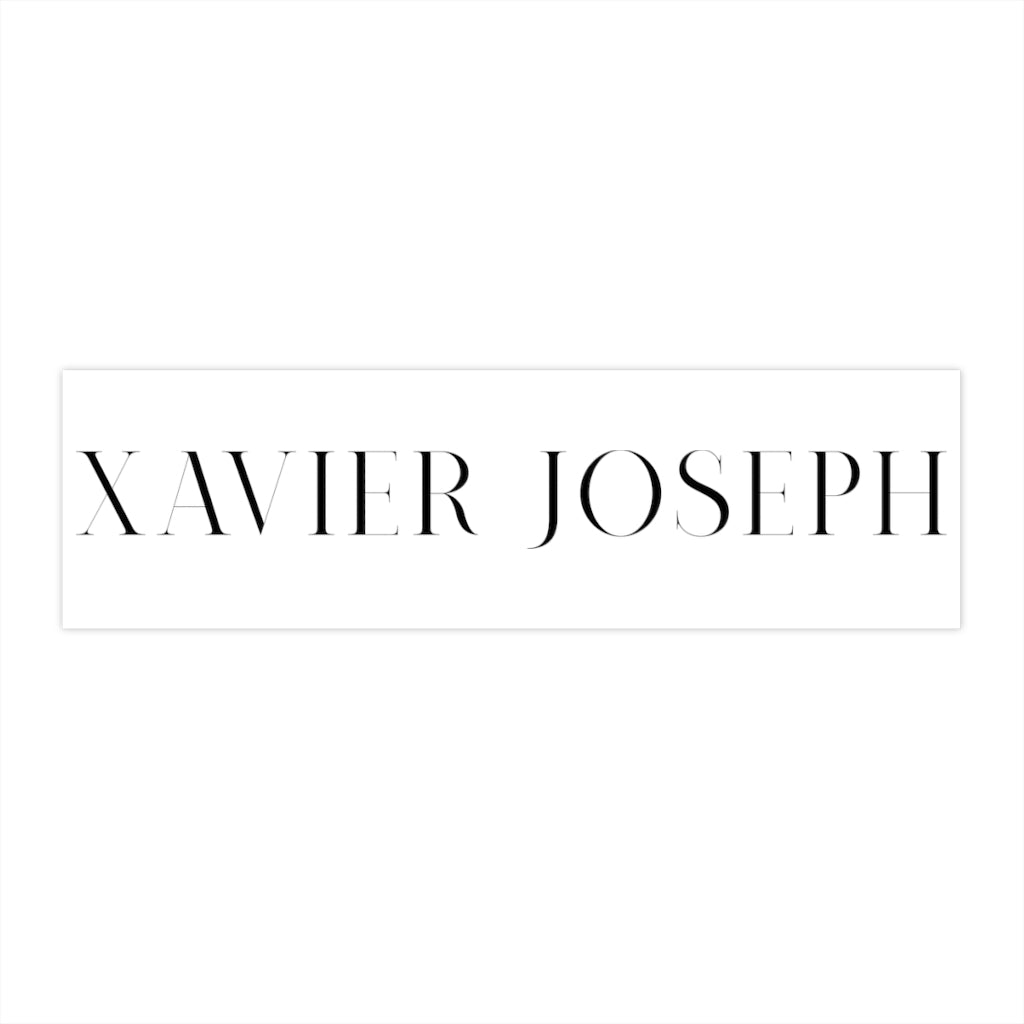 Xavier Joseph - Name - Bumper Stickers