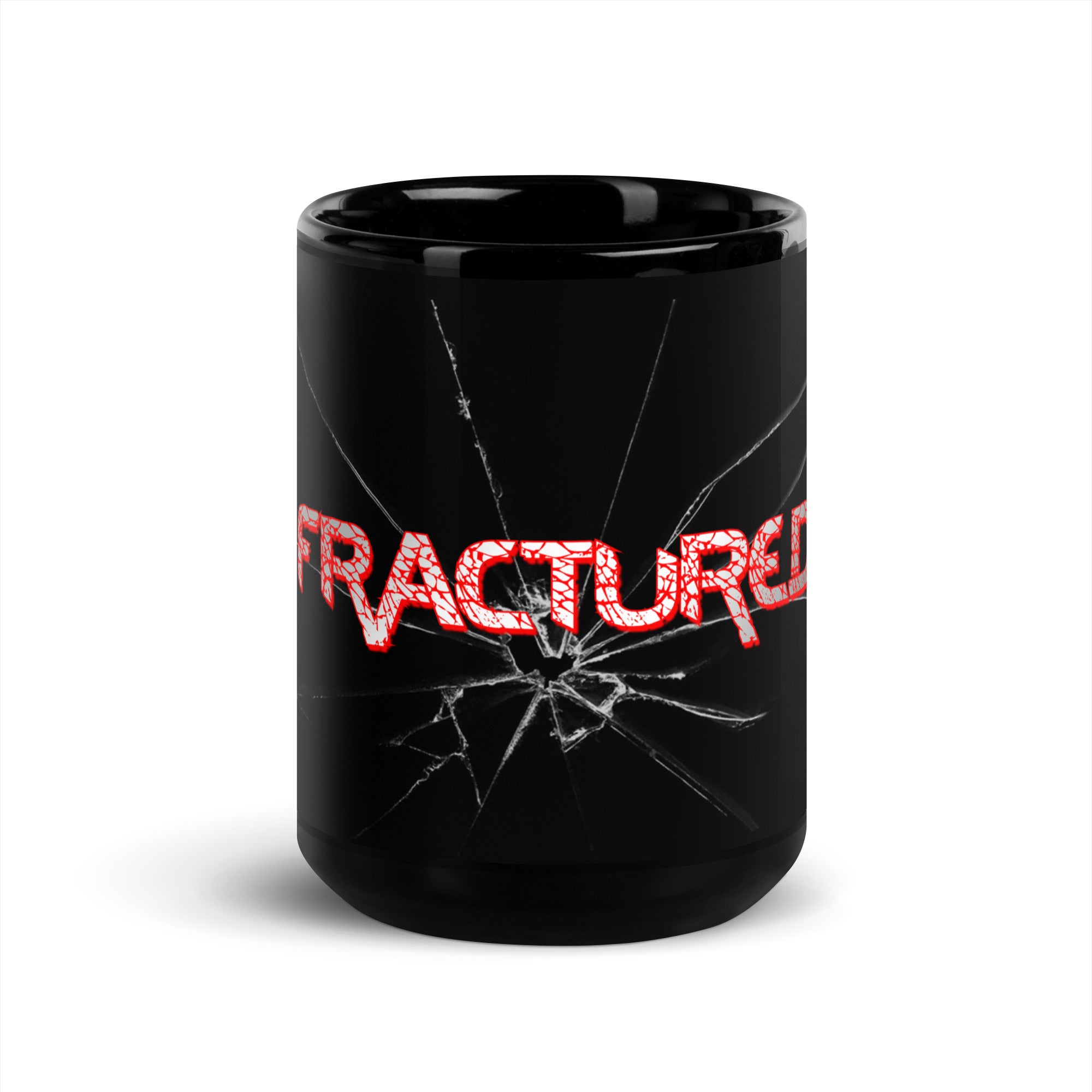 Fractured - Black Glossy Mug