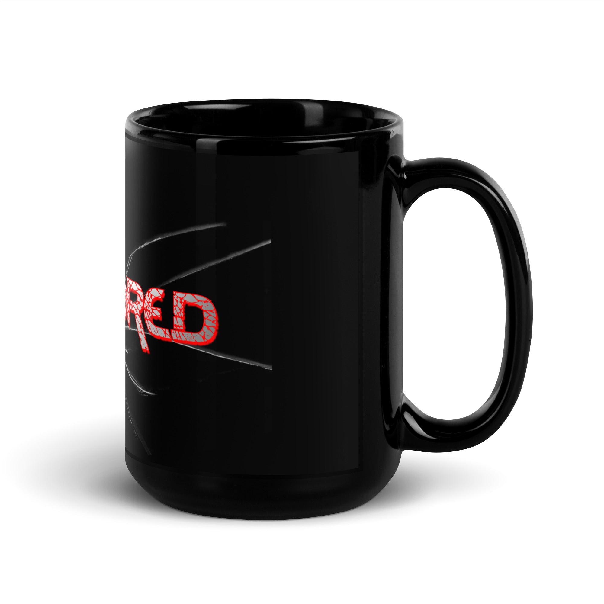Fractured - Black Glossy Mug