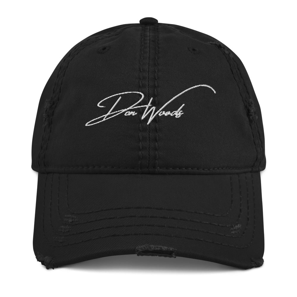 Don Woods - "Signature" - Distressed Dad Hat