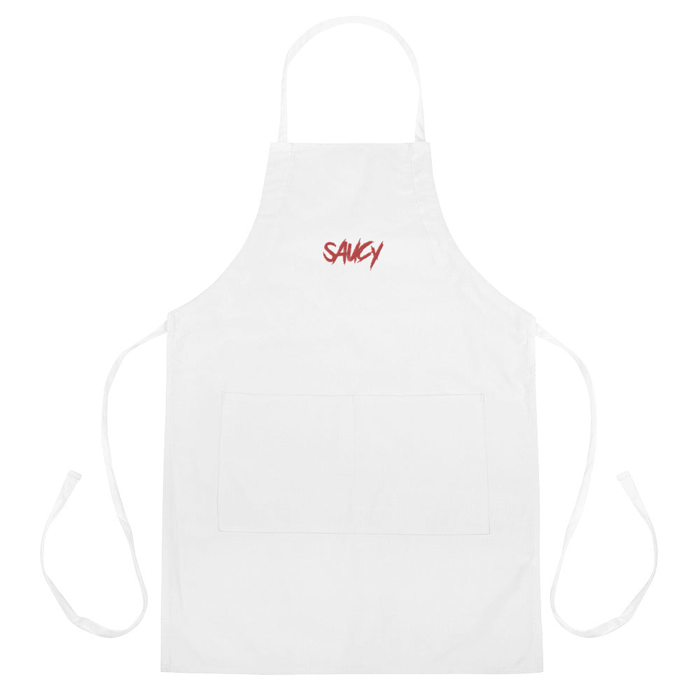 Its64boy - "Saucy" - Embroidered Apron