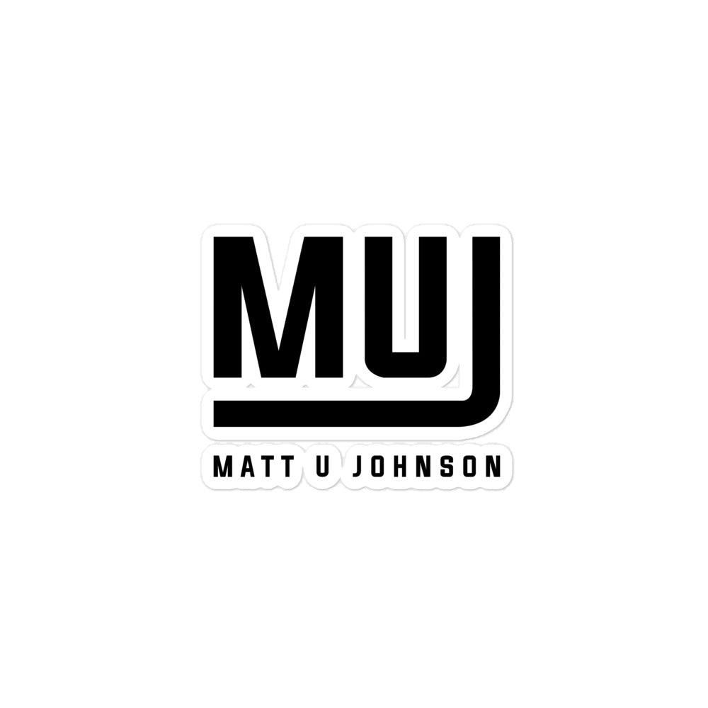 Matt U Johnson - Bubble-free stickers