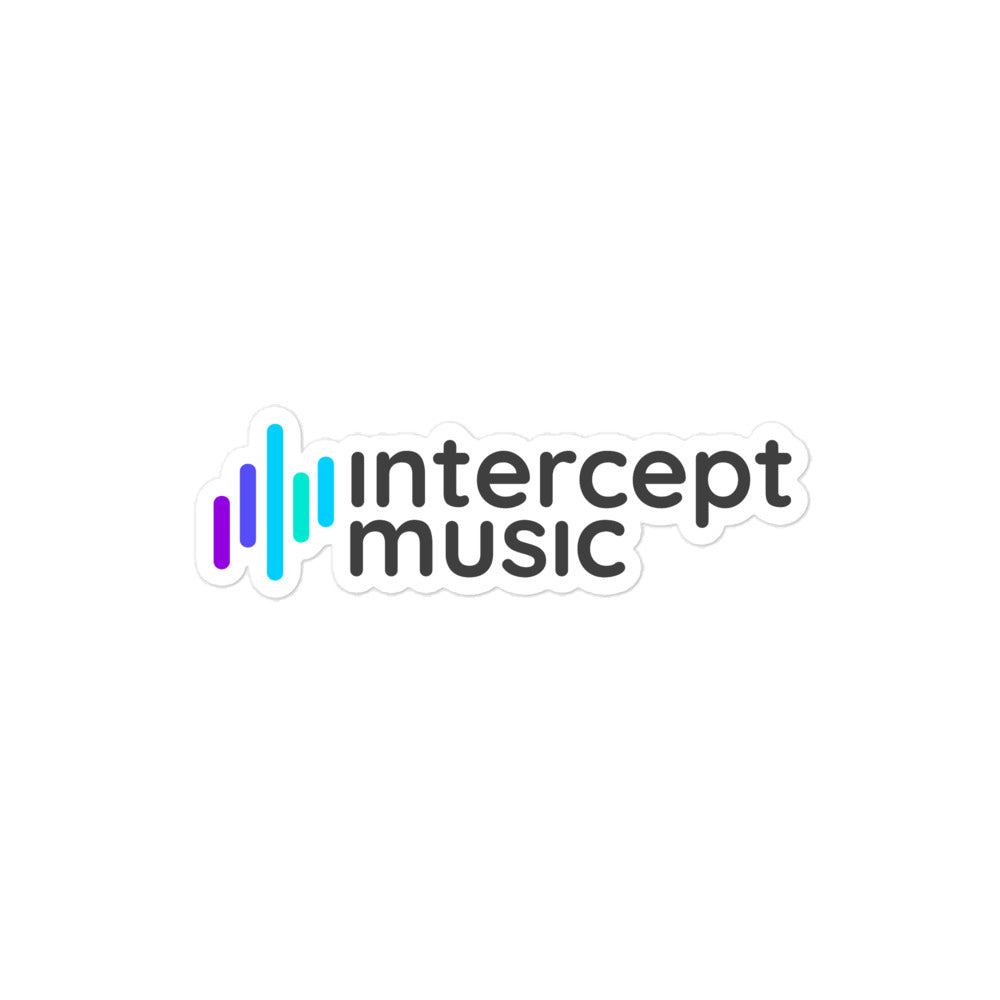 Intercept Music - Bubble-free stickers