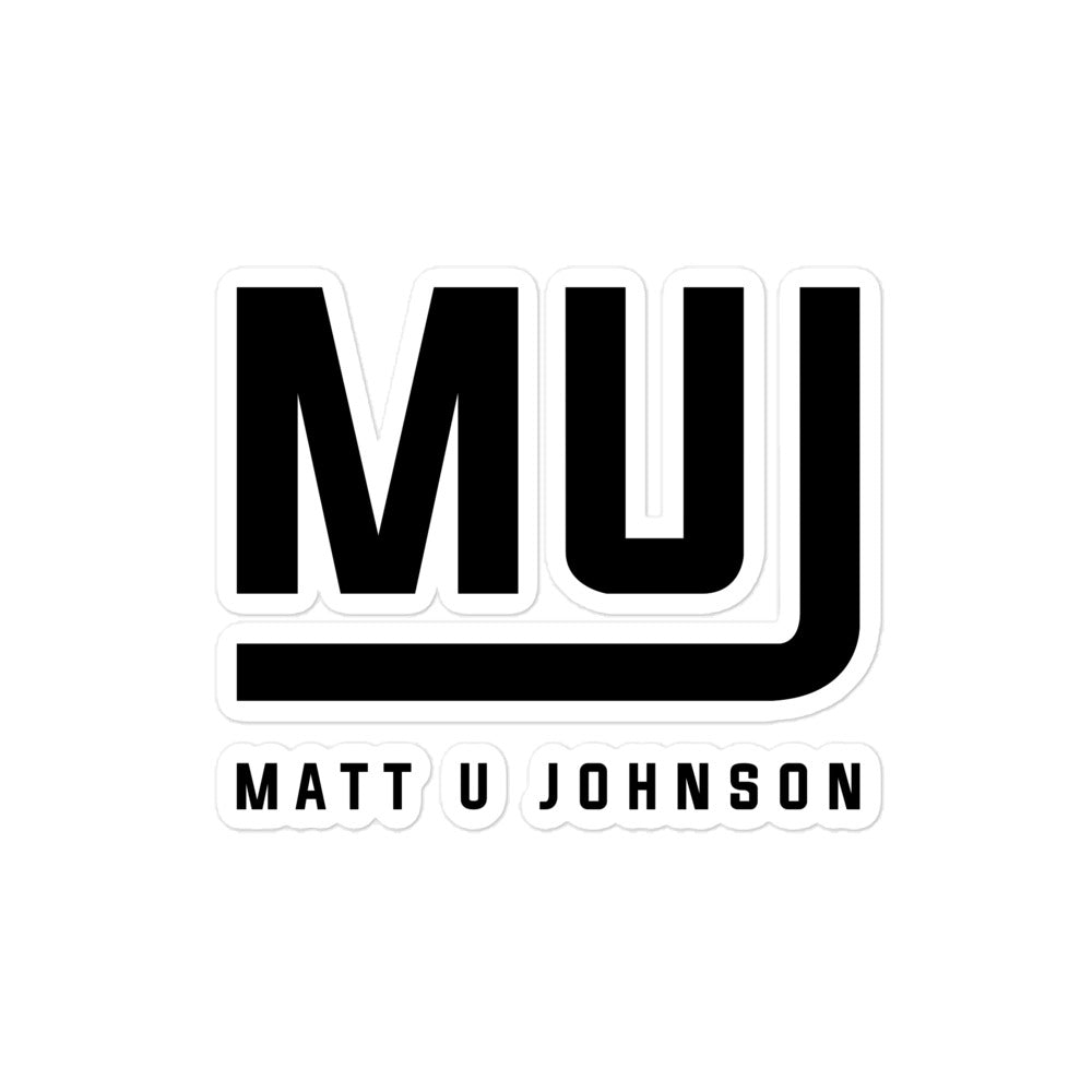 Matt U Johnson - Bubble-free stickers