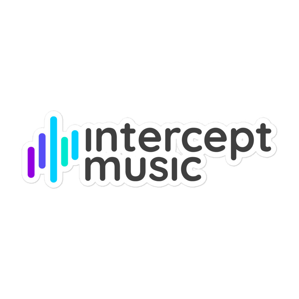Intercept Music - Bubble-free stickers