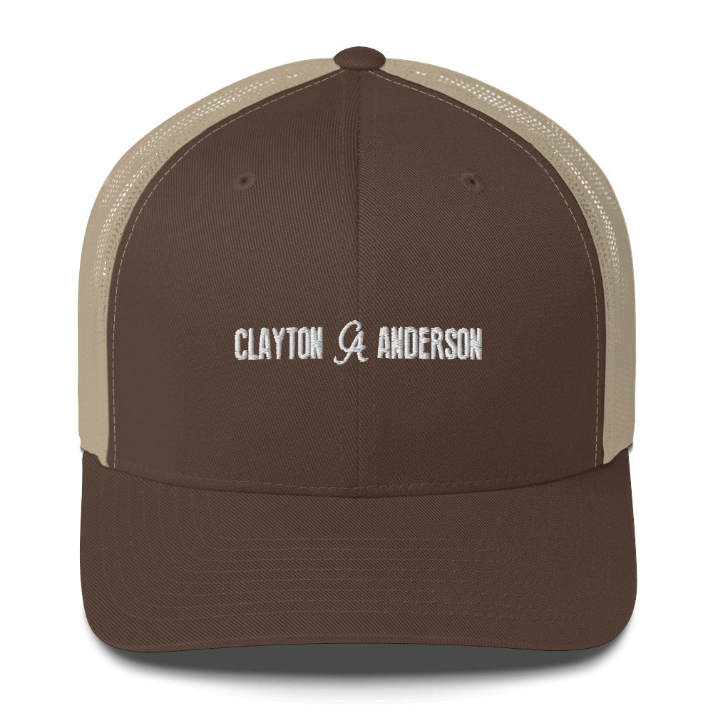Clayton Anderson - Black Logo Trucker Cap