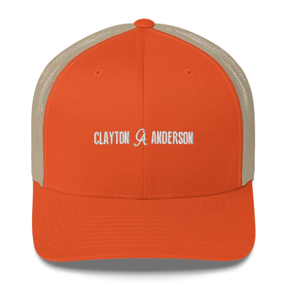 Clayton Anderson - Black Logo Trucker Cap