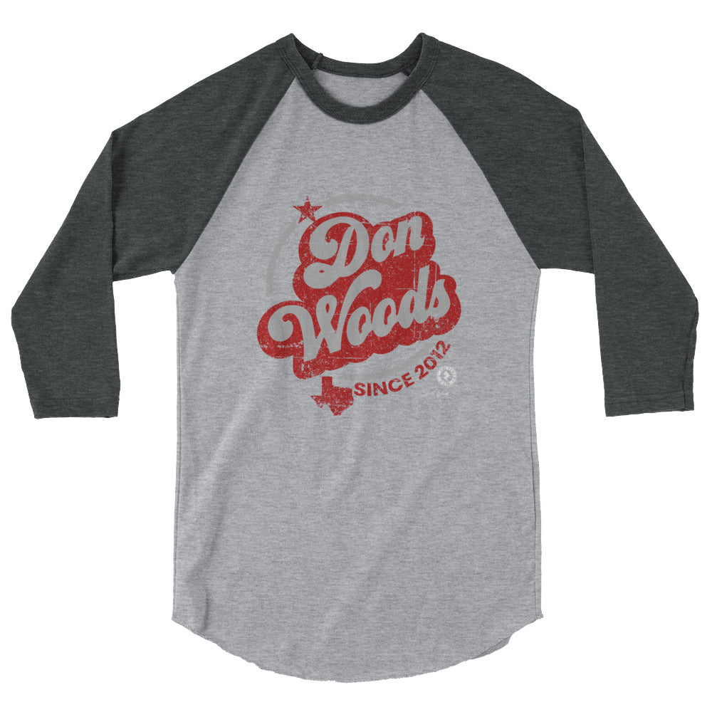 Don Woods - "Since 2012" - 3/4 sleeve raglan shirt