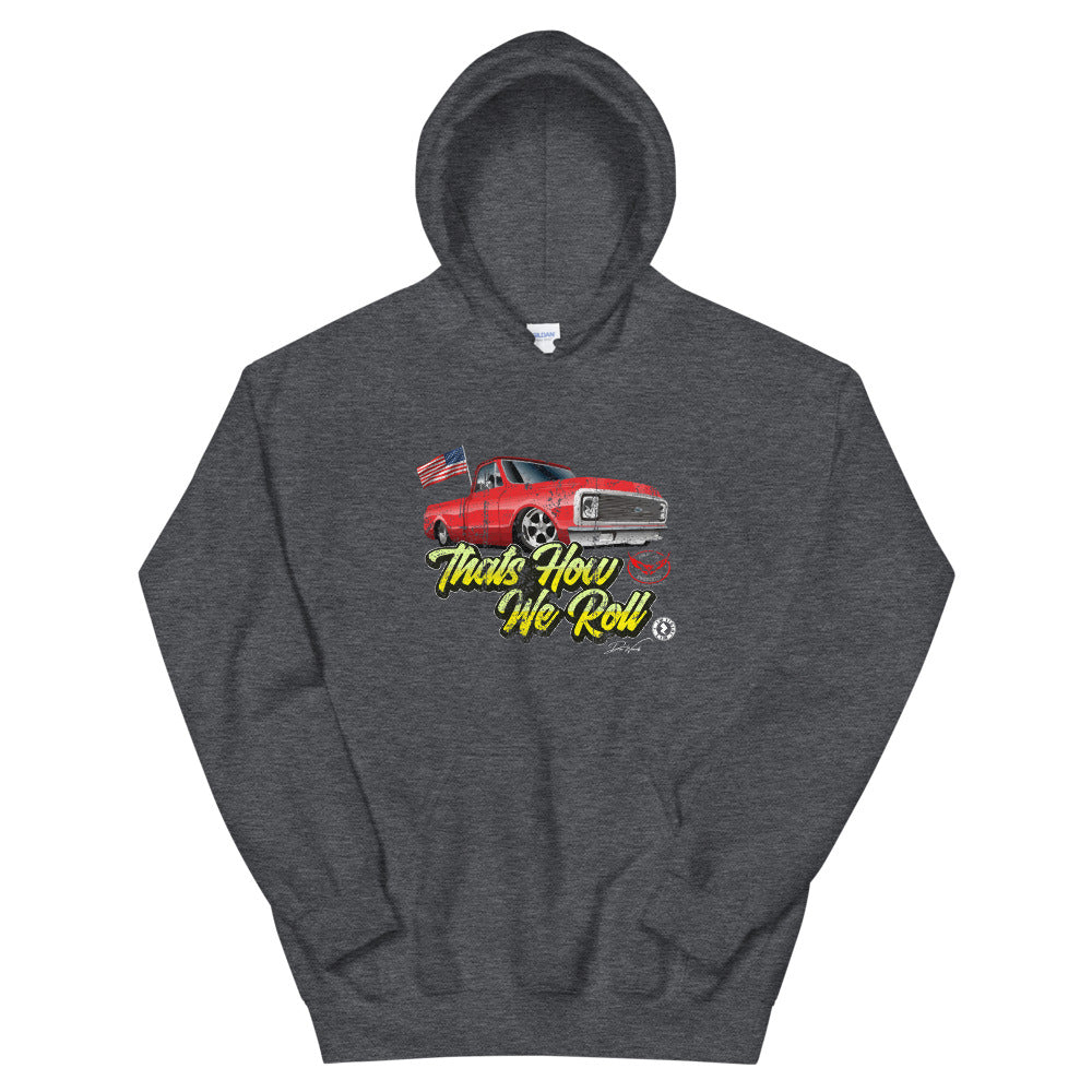 Don Woods - "That's How We Roll Red Truck" - Unisex Hoodie