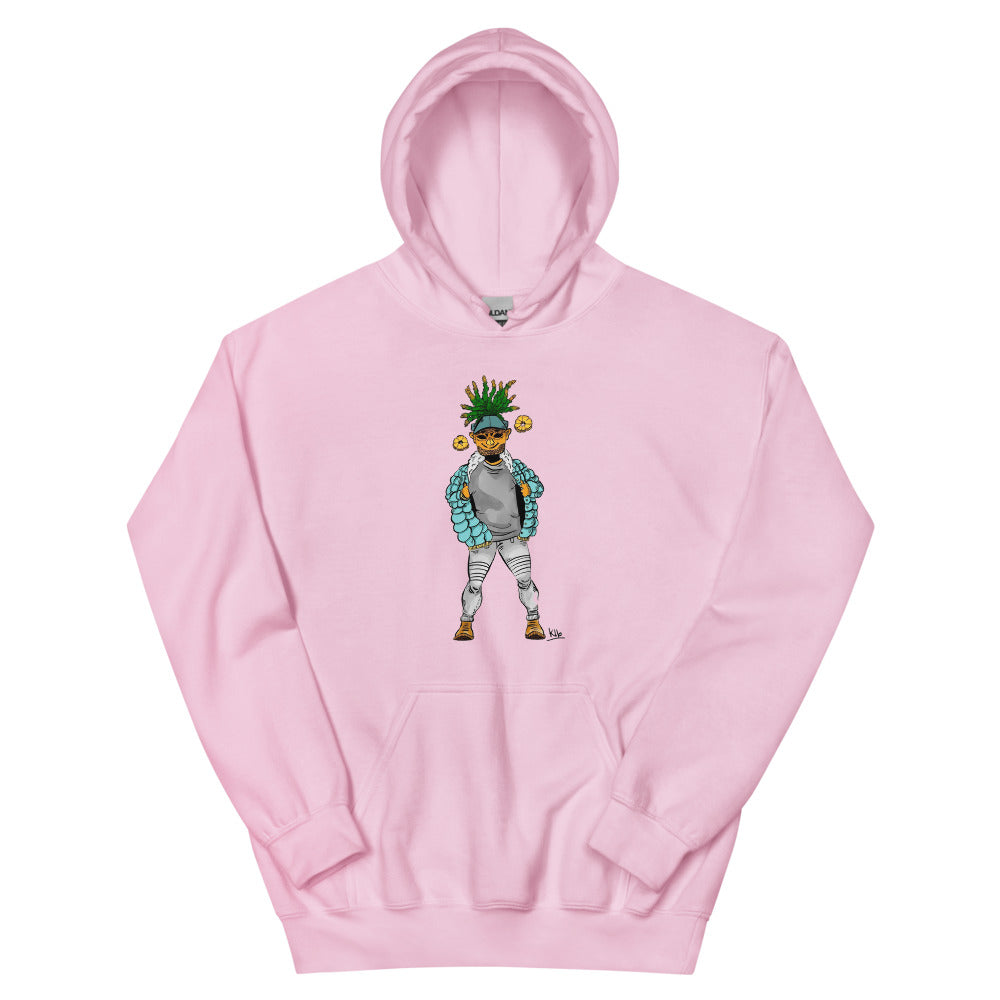 Telli Stonemen - Pineapple Drawing - Unisex Hoodie