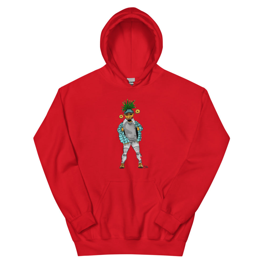 Telli Stonemen - Pineapple Drawing - Unisex Hoodie