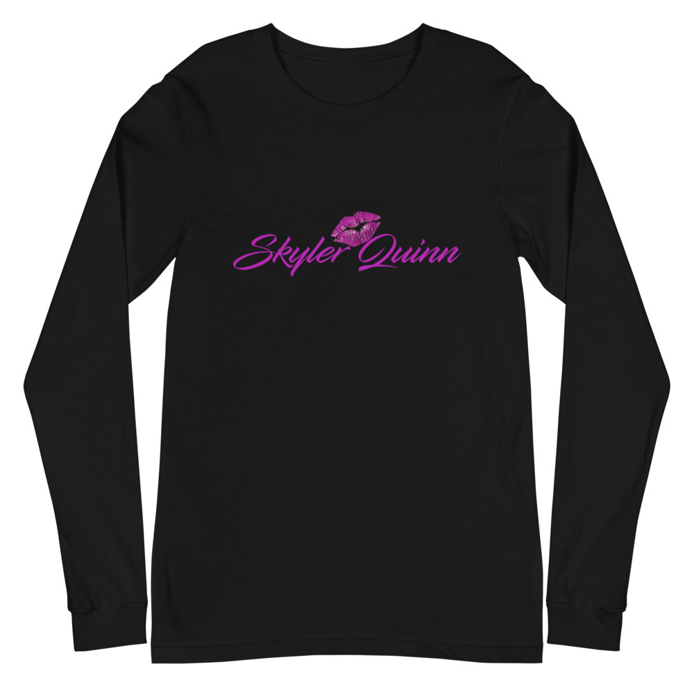 Skylar Quinn - "Kiss Logo" - Unisex Long Sleeve Tee