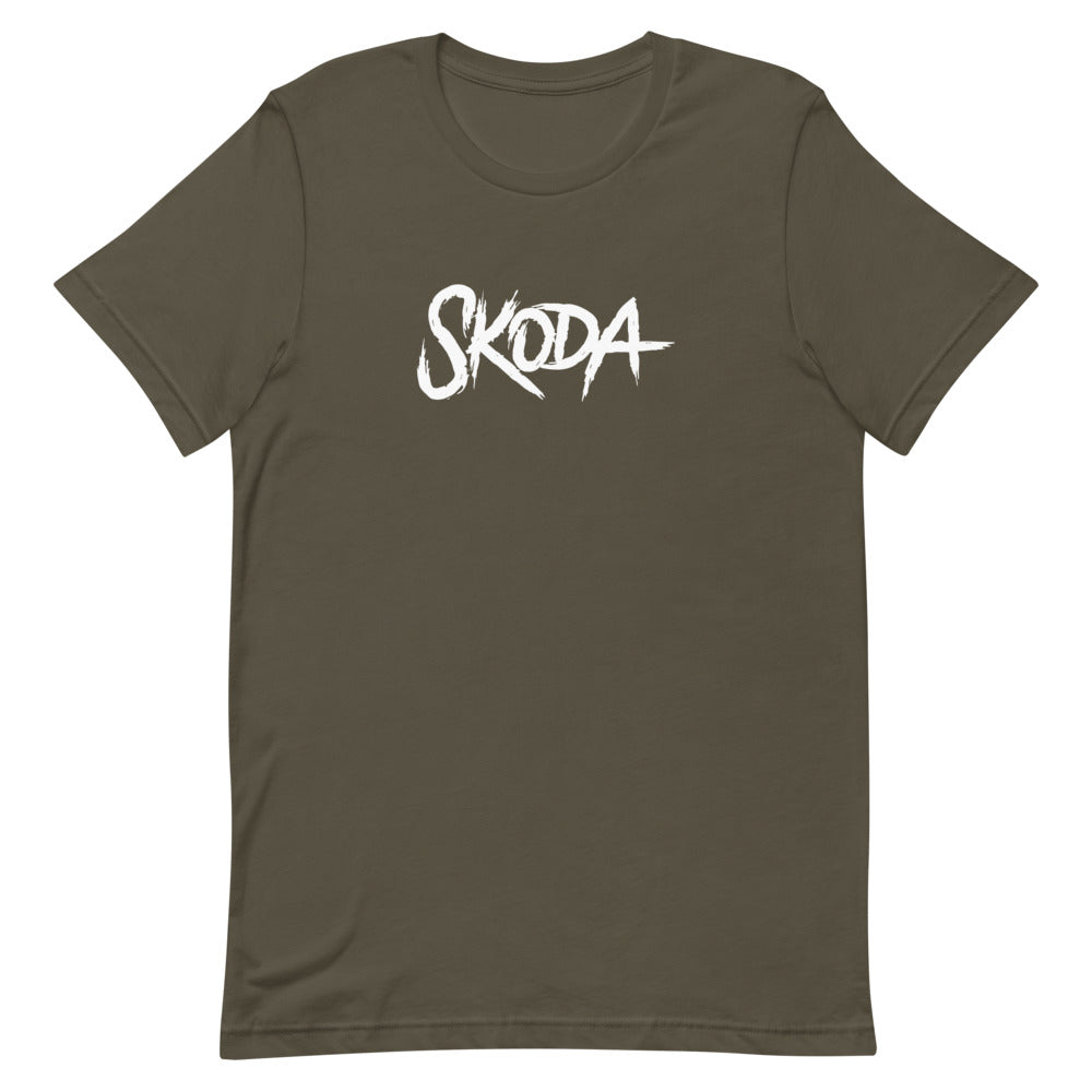 Skoda - "White Logo" - Short-Sleeve Unisex T-Shirt
