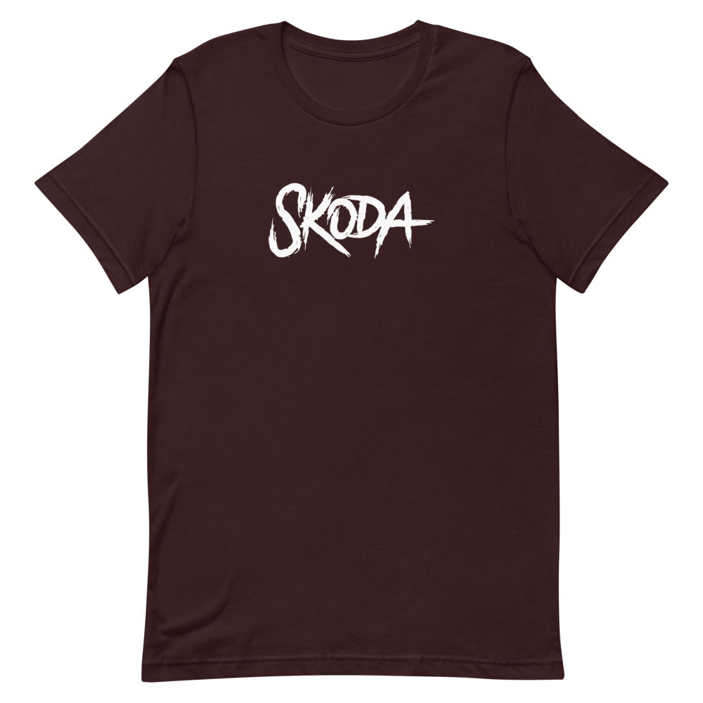 Skoda - "White Logo" - Short-Sleeve Unisex T-Shirt