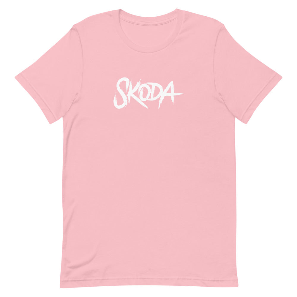 Skoda - "White Logo" - Short-Sleeve Unisex T-Shirt