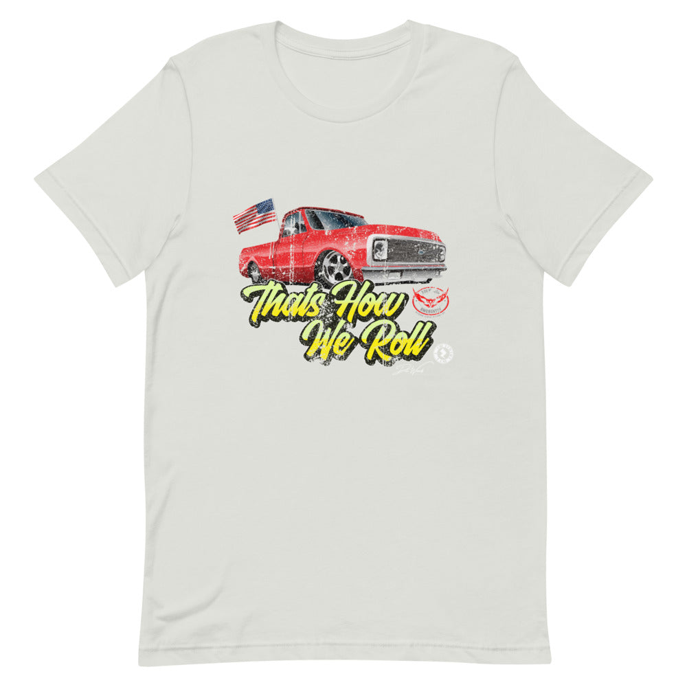 Don Woods - "That's How We Roll Red Truck" - Short-Sleeve Unisex T-Shirt