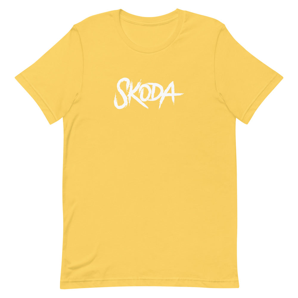 Skoda - "White Logo" - Short-Sleeve Unisex T-Shirt