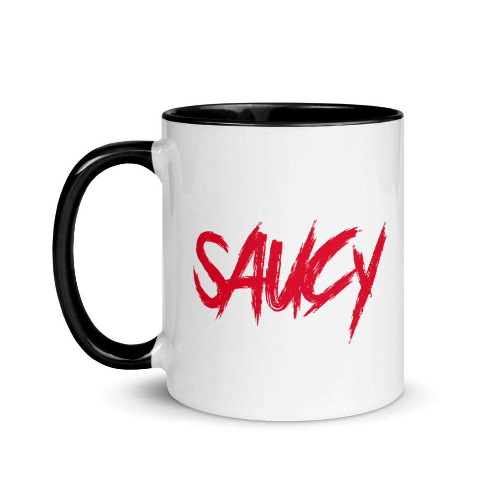 Its64boy - "Saucy" - Mug with Color Inside