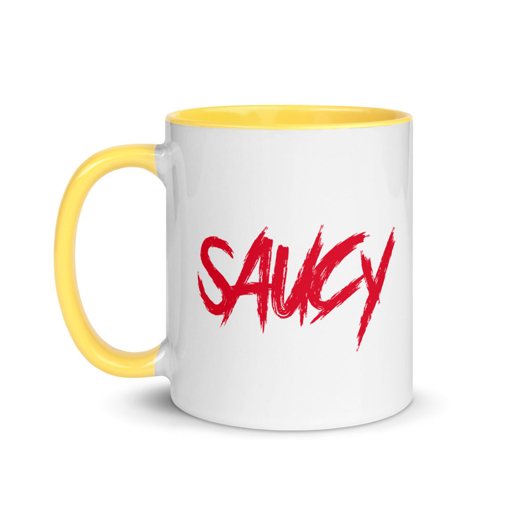 Its64boy - "Saucy" - Mug with Color Inside