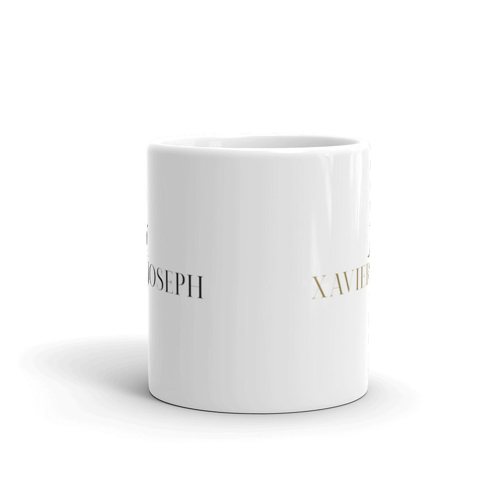 Xavier Joseph - Name - White glossy mug