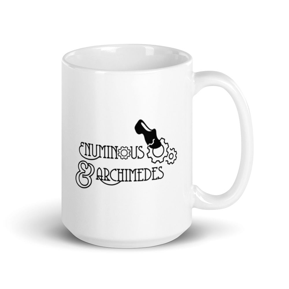 eNuminous & Archimedes - White glossy mug